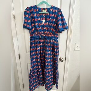 Tuckernuck Retro Floral Mitchell Dress XL